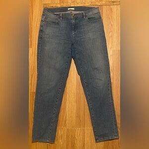 Eileen Fisher Dark Blue Straight Leg Jeans
